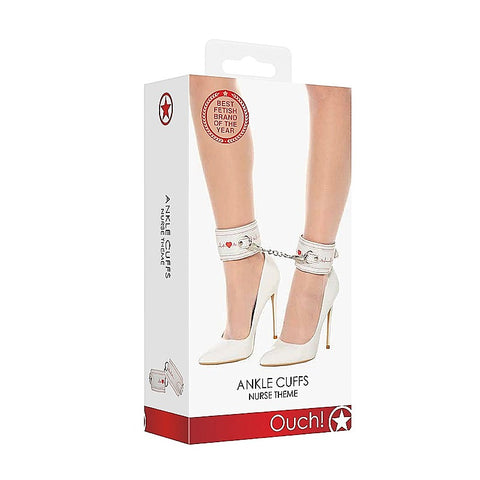 Nurse Theme Fetish Play Ankle Cuffs by Shots Toys