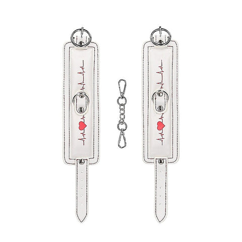 Nurse Theme Fetish Play Ankle Cuffs by Shots Toys