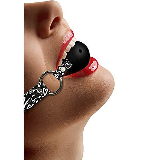 Street Art Fashion Breathable Ball Gag by Shots Toys