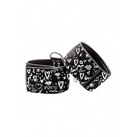 Comfortable Printed Hand Cuffs by Shots Toys