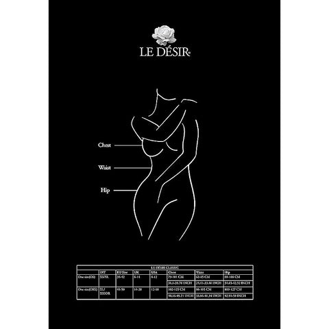 Le Desir Lace Long Sleeved Bodystocking by Shots Toys