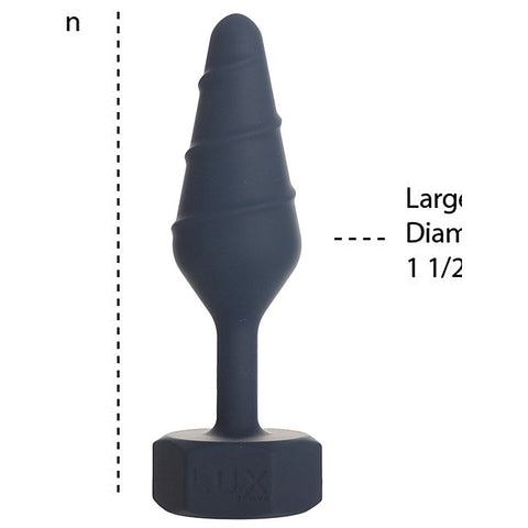 Lux Active Twist Silicone Anal Plug by BMS Factory