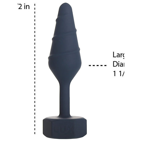 Lux Active Twist Silicone Anal Plug by BMS Factory