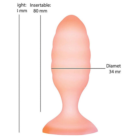 Softies Dual Layer Silicone Anal Plug by BMS Factory