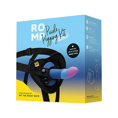 ROMP Piccolo Strap On Dildo Pegging Kit by Love Honey