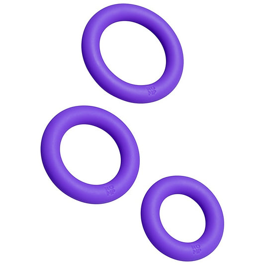 Romp Remix Trio Silicone Cock Rings Set by Love Honey