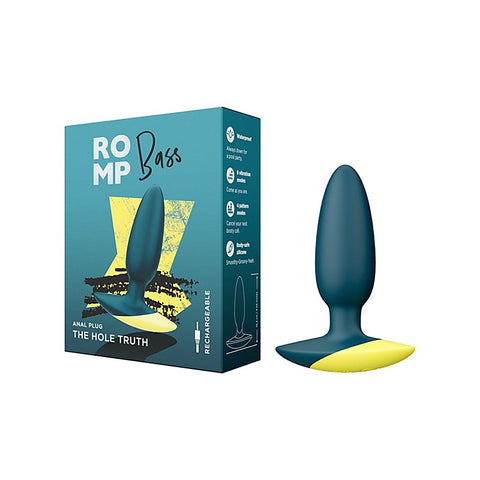 Romp Bass Vibrating Silicone Anal Plug by Love Honey