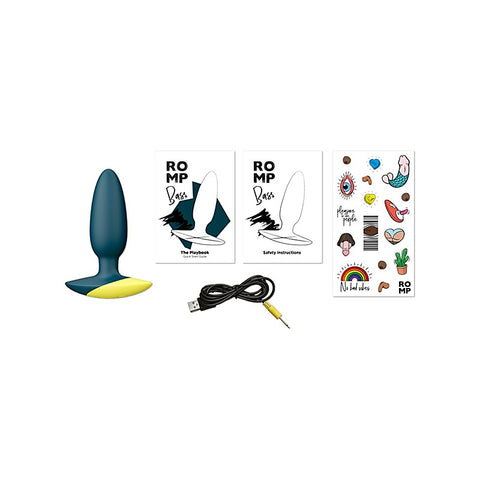 Romp Bass Vibrating Silicone Anal Plug by Love Honey