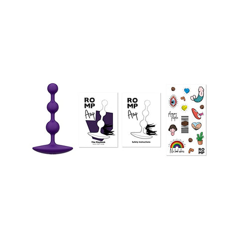 ROMP Amp Flexible Silicone Anal Bead by Love Honey