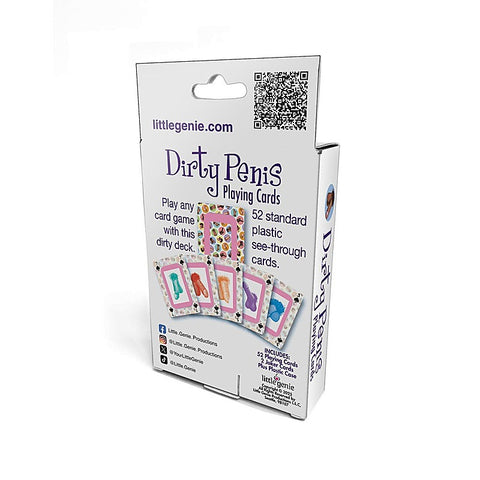 Dirty Waterproof Novelty Playing Cards by Little Genie