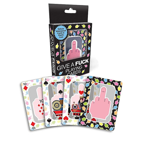 Give A Fuck Waterproof Playing Cards by Little Genie