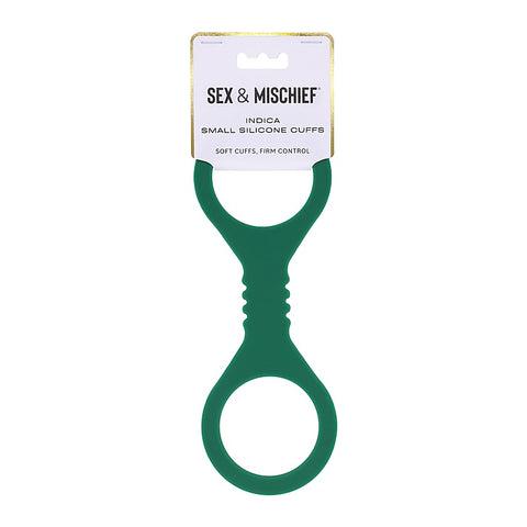 Indica Silicone Bondage Hand Cuffs by Sportsheets
