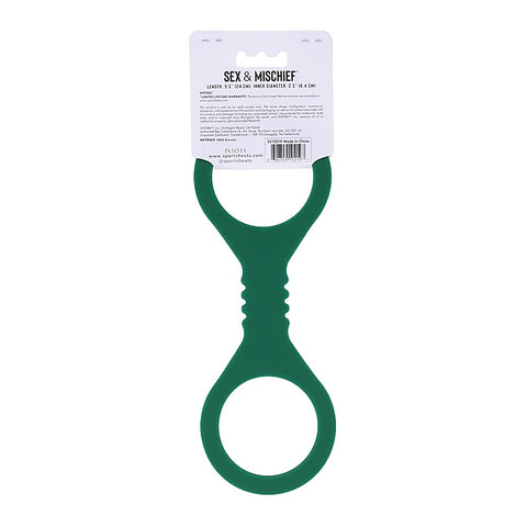 Indica Silicone Bondage Hand Cuffs by Sportsheets