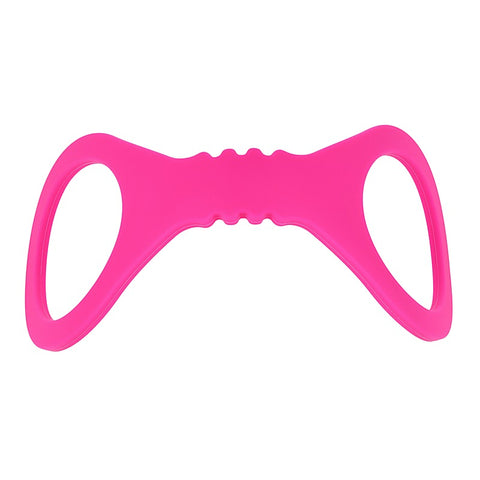 Sex & Mischief Hot Pink Silicone Hand Cuffs by Sportsheets