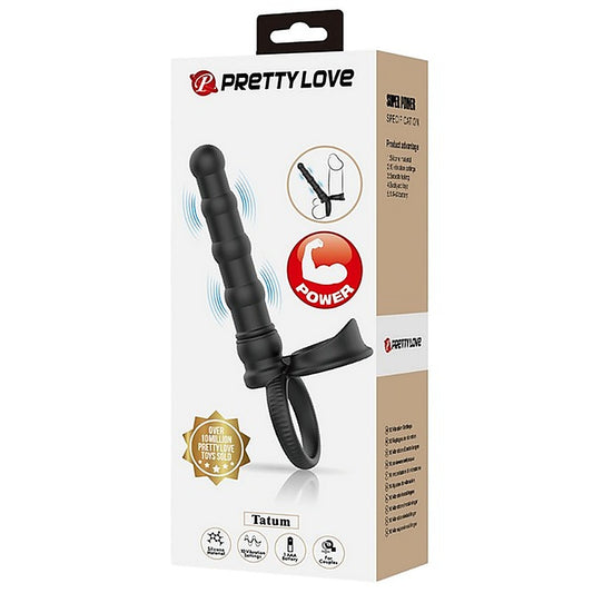 Tatum Vibrating Cock Ring with Anal Probe by Baile