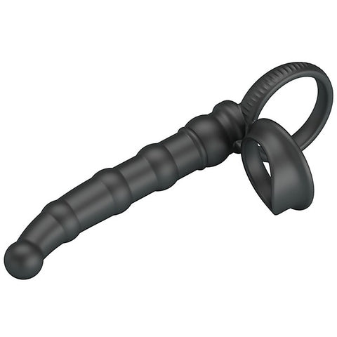 Tatum Vibrating Cock Ring with Anal Probe by Baile