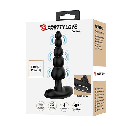 Corban Rechargeable Silicone Butt Plug by Baile