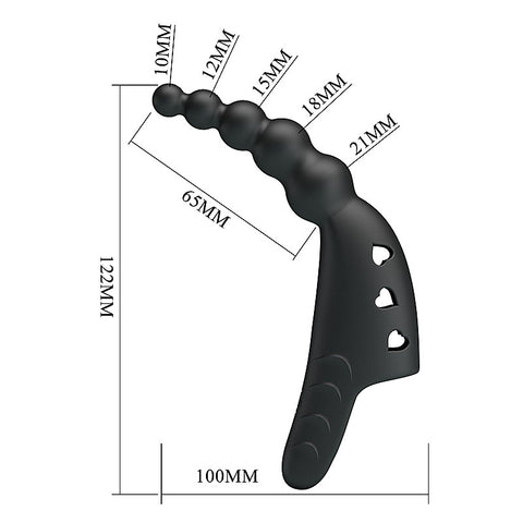 Jordin Rechargeable Honey Finger Vibrator by Baile