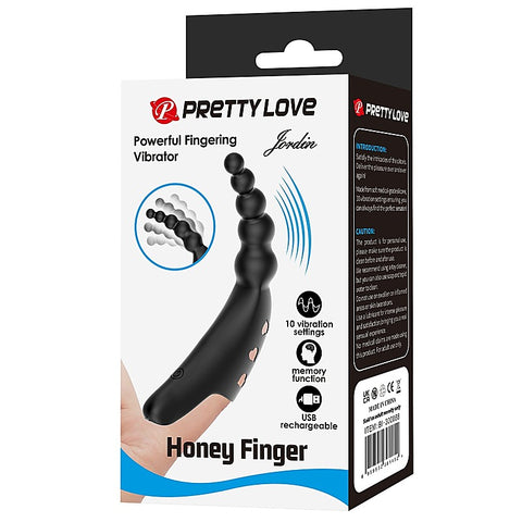 Jordin Rechargeable Honey Finger Vibrator by Baile