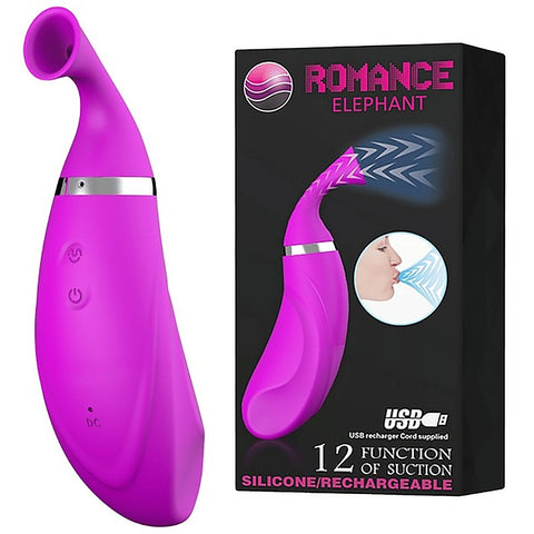 Romance Elephant Rechargeable Clitoral Vibrator by Baile