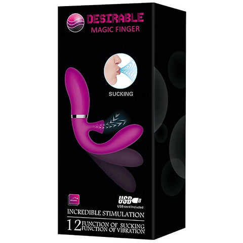 Desirable Magic Finger Vibrator With Suction by Baile
