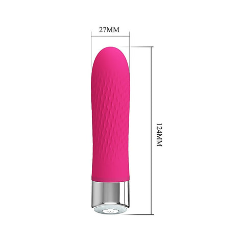Sebastian Textured Silicone Bullet Vibrator by Baile