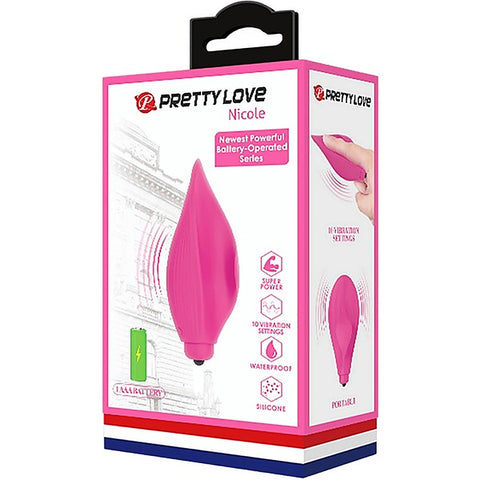 Nicole 10 Functions Silicone Finger Vibrator by Baile