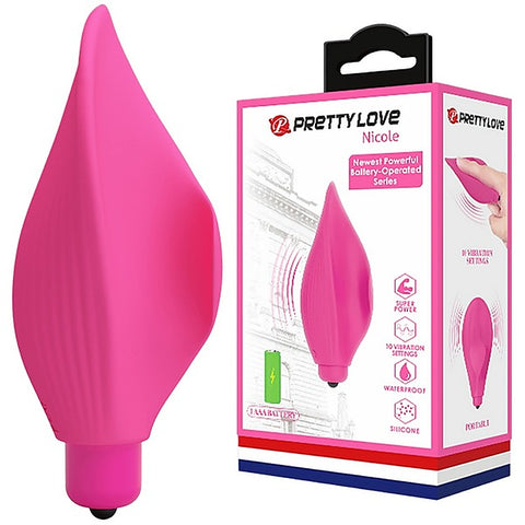 Nicole 10 Functions Silicone Finger Vibrator by Baile