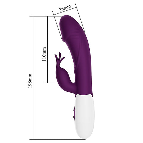 30 Functions Rabbit Style Clitoral Vibrator by Baile
