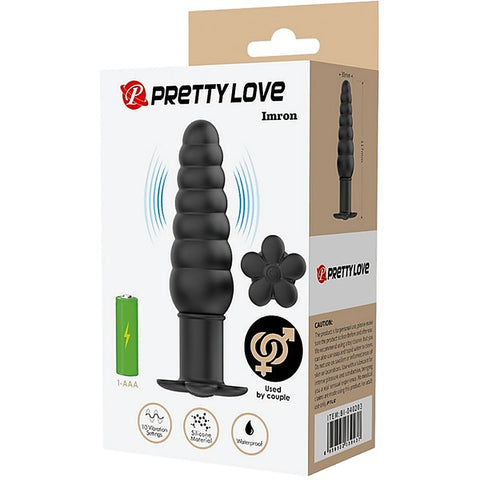Imron Vibrating Silicone Butt Plug by Baile