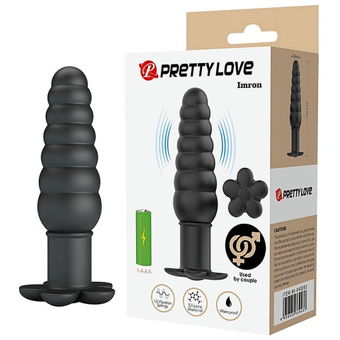 Imron Vibrating Silicone Butt Plug by Baile