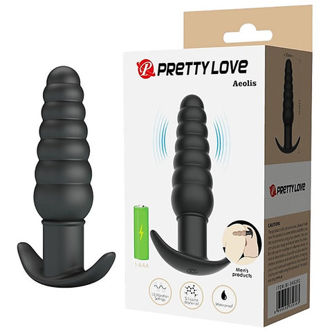 Aeolis Vibrating Silicone Anal Plug by Baile