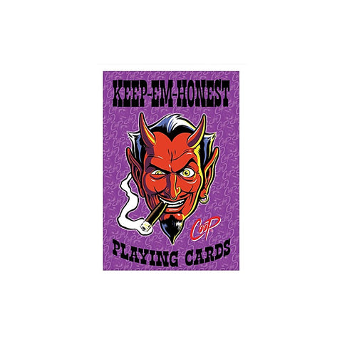 Keep em Honest Adult Playing Cards by Wood Rocket