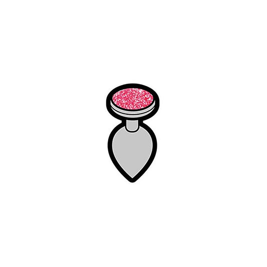 Gem Butt Plug Novelty Enamel Pin by Wood Rocket