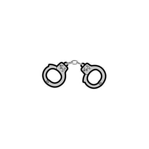 Bondage Handcuffs Enamel Pin by Wood Rocket
