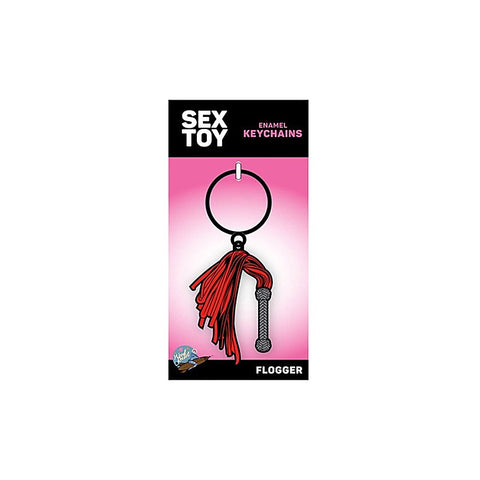 Bachelorette Party Flogger Keychain by Wood Rocket