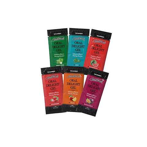 GoodHead Oral Delight Gel 6 Piece Fruity by Doc Johnson