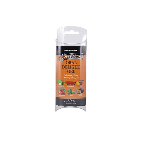 GoodHead Oral Delight Gel 6 Piece Fruity by Doc Johnson