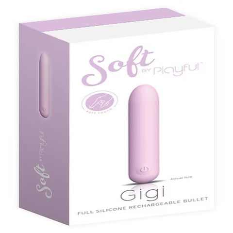 Playful Gigi Full Silicone Rechargeable Bullet Vibrator