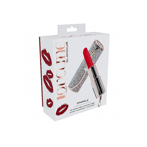 Loveline Sparkle 10 Functions Lipstick Vibrator