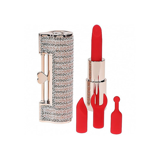 Loveline Angel 10 Functions Lipstick Vibrator by Shots Toys