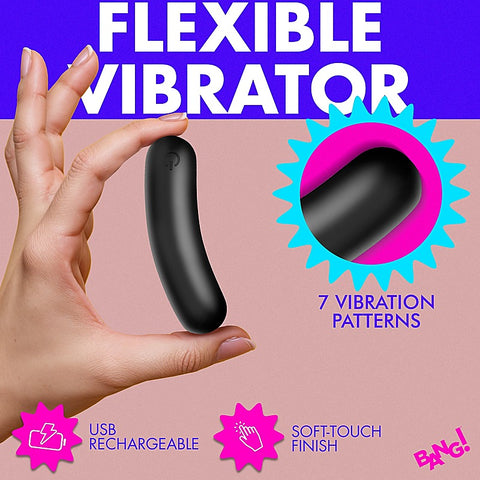 BANG! Flexible Silicone Bullet Vibrator by XR Brands