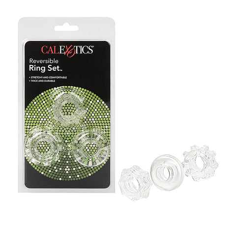 Reversible Mens Cock Ring Set by California Exotics