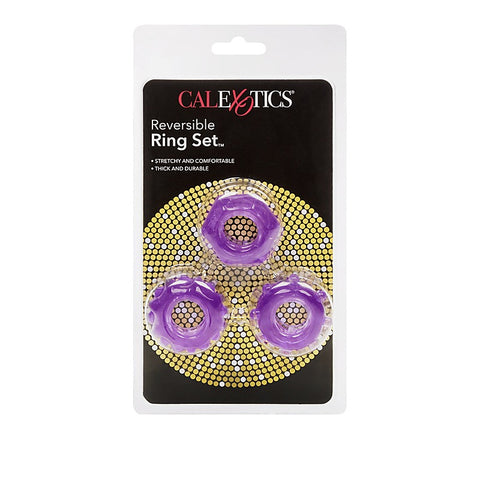 Reversible Mens Cock Ring Set by California Exotics