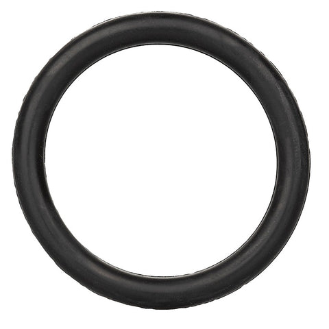 Stretchy Mens Rubber Cock Ring Black by California Exotics