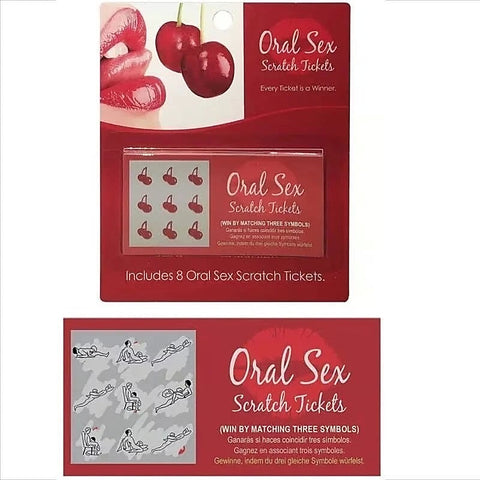 Oral Sex Scratch Tickets by Kheper Games