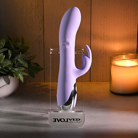 Spinderella USB Rechargeable Rabbit Vibrator by Evolved