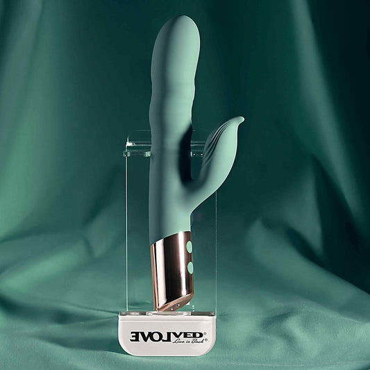 THE SHIMMY Rechargeable Thrusting Rabbit by Evolved