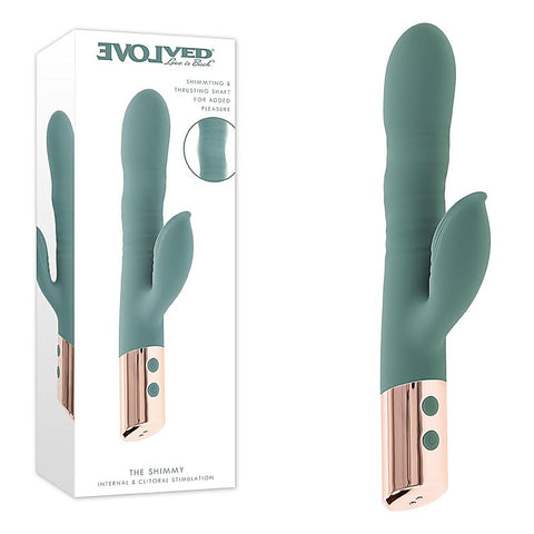 THE SHIMMY Rechargeable Thrusting Rabbit by Evolved