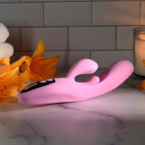 PUSH THE BUTTON Rabbit Vibrator by Evolved